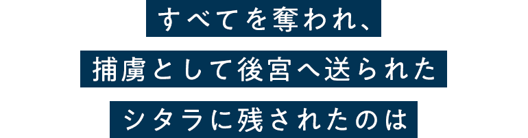 すべてを奪われ、 捕虜として後宮へ送られたシタラに残されたのは