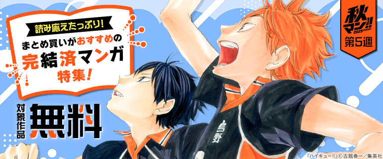 まとめ買いがおすすめの完結済マンガ特集！