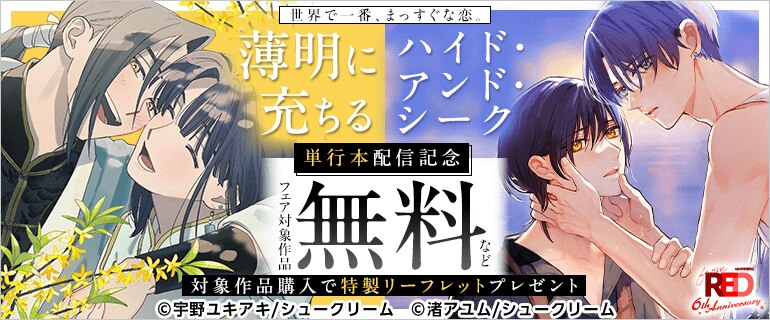 世界で一番、まっすぐな恋。「薄明に充ちる」「ハイド・アンド・シーク」単行本配信記念