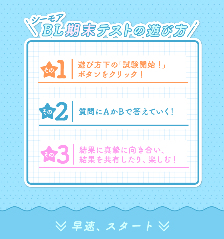BL期末テストの遊び方