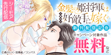 「金髪の姫将軍は元敵国の好敵手に嫁ぐ」新刊配信