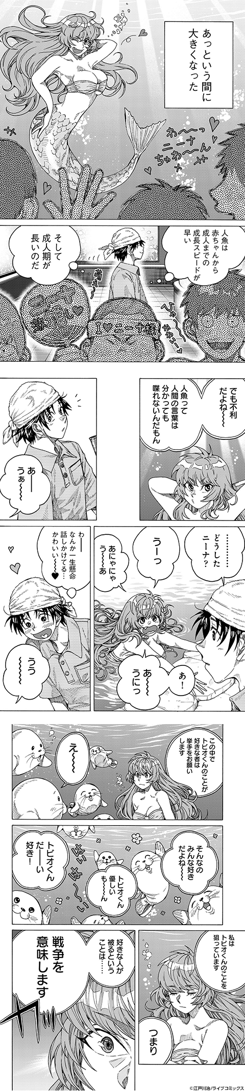 こっちむいてよ！飼育員さん！